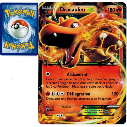 Carte Pokémon 11/106 Dracaufeu Ex Jumbo Promo Neuf Fr