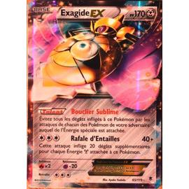 Carte Pokémon Méga M Elecsprint Ex - 210PV - 24/119 ultra rare XY4 -  Vigueur Spectrale, Rakuten