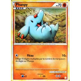 Carte Pokémon 77/123 Phanpy 70 Pv Heartgold Soulsilver Neuf Fr
