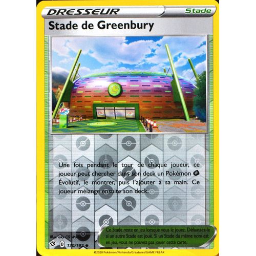 Carte Pokémon 170/192 Stade De Greenbury - Reverse Eb02 - Epée Et Bouclier - Clash Des Rebelles Neuf Fr