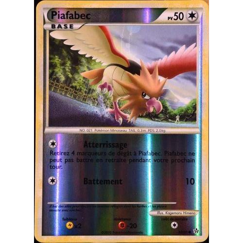 Carte Pokémon 62/95 Piafabec 50 Pv Hs Déchainement Neuf Fr