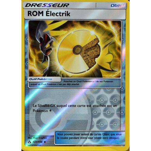 Carte Pokémon 121/156 Rom Électrik - Reverse Sl5 - Soleil Et Lune - Ultra Prisme Neuf Fr