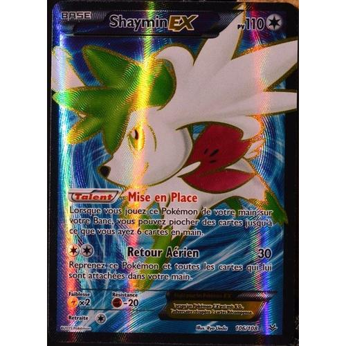 Carte Pokémon 106/108 Shaymin-Ex 110 Pv Ultra Rare Xy06 Ciel Rugissant Neuf Fr