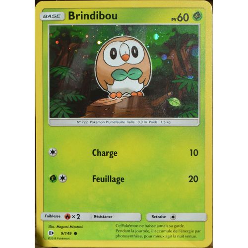 Carte Pokémon 9/149 Brindibou 60 Pv - Holo Promo Neuf Fr