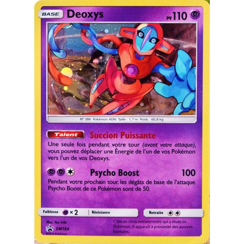 Carte Pokémon Sm164 Deoxys 110 Pv - Holo Promo Neuf Fr