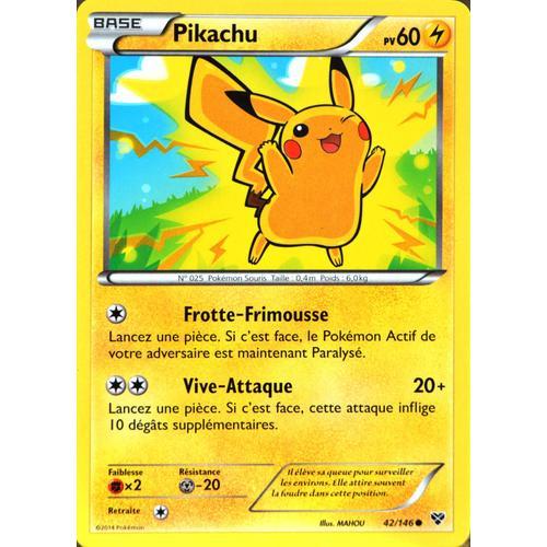 Carte Pokémon 42/146 Pikachu 60 Pv Xy Neuf Fr