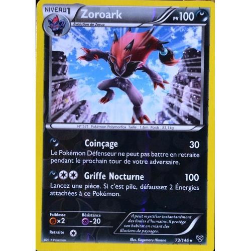 Carte Pokémon 73/146 Zoroark 100 Pv Xy Neuf Fr