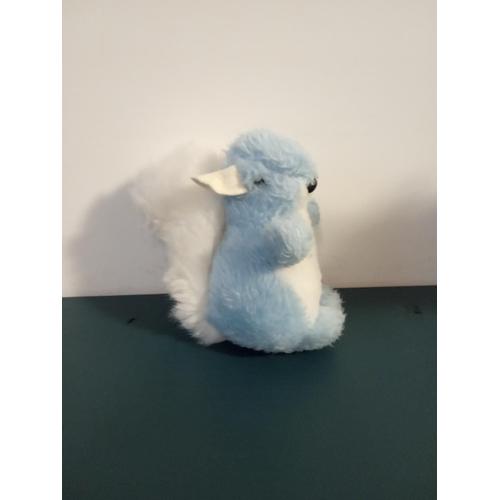 Vintage Peluche Écureuil Bleu Nounours