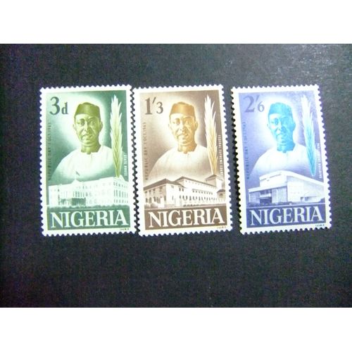 44 Nigeria 1963 / Dia De La Republica / Yvert 146 / 148 Mh