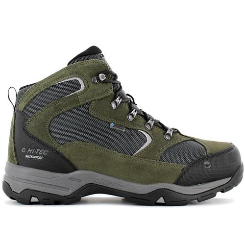 Hitec Storm Wp Waterproof Hommes Outdoor Chaussures De Randonnée Marche Trekking Olivevert O005357061