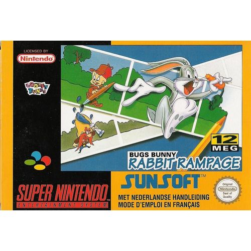 Bugs Bunny Rabbit Rampage (Version Euro) Super Nintendo - Super Nes