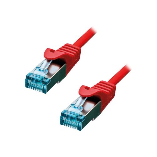 ProXtend - Cordon de raccordement - RJ-45 (M) pour RJ-45 (M) - 7 m - 6 mm - SFTP, PiMF - CAT 6a - IEEE 802.3at - sans halogène, moulé, sans crochet, bloqué - rouge