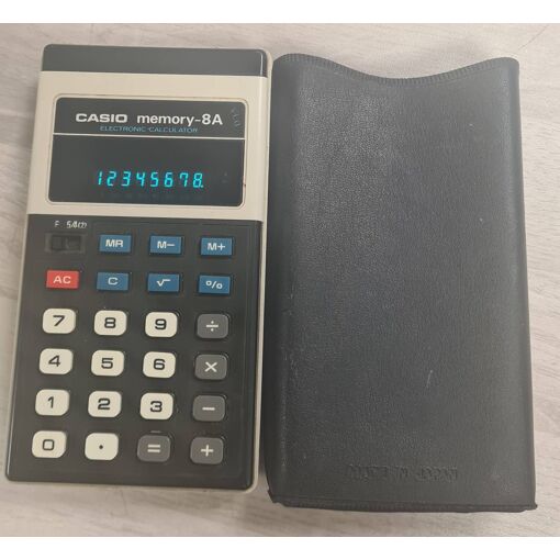 Calculatrice Vintage Casio Memory 8A