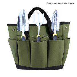 Sac fourre tout de jardin, organisateur d'outils robustes, tissu Oxford, multi poches, porte outils pour plantes, pour l'extérieur LBE