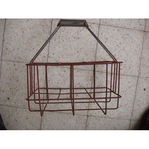 Ancien Porte Bouteilles 6 Cases Tout Acier