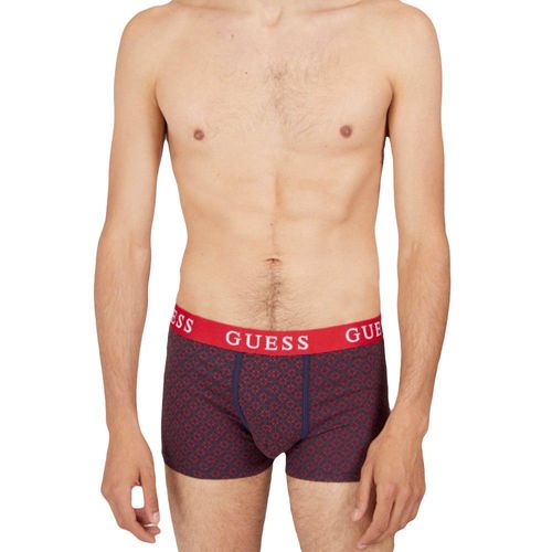 Boxer Guess Pack Logo Classic Homme Rouge
