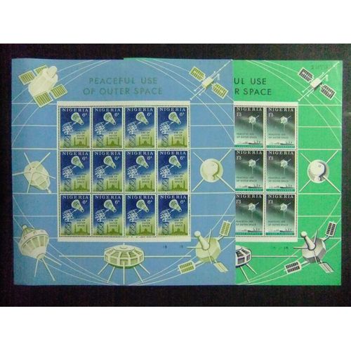44 Nigeria 1965 / Año Internacional De Calma Solar (Satelites Telstar -Solnik)/ Yvert 169 /170 Mnh