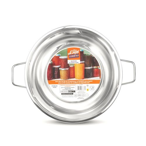 Bassine À Confiture Inox 38 Cm