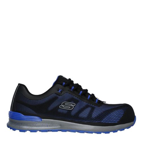 Skechers Bulk Lyn Baskets Chaussures De Sécurité Travail Bleu