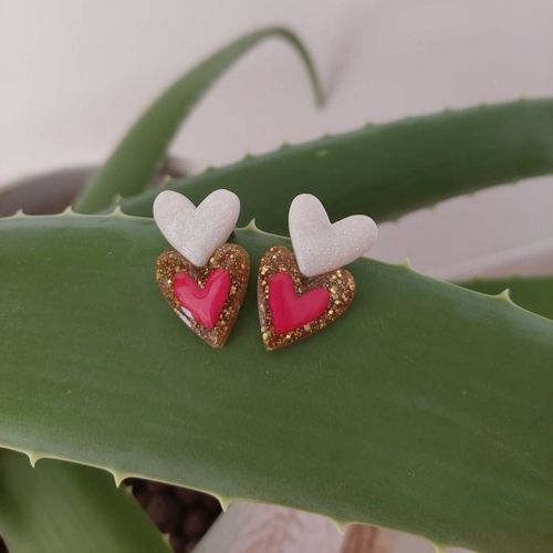 Boucles D'oreilles Coeur