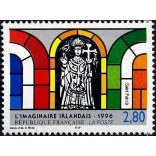 1 Timbre France 1996, Neuf - L'imaginaire Irlandais, Saint Patrick - Yt 2993