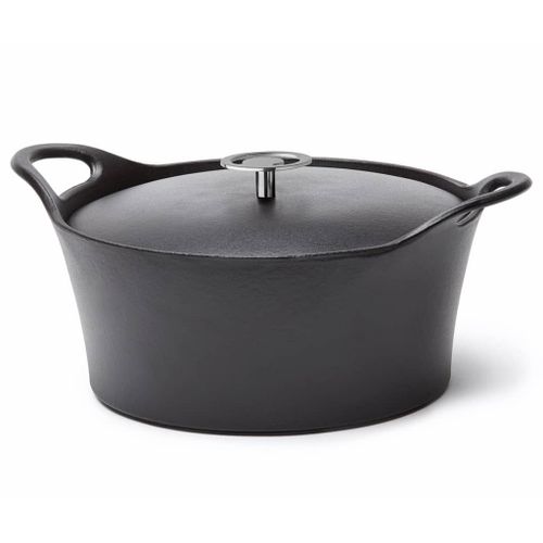 Cuisinox Casserole Émaillée En Fonte 1,6 L 20 Cm Noir