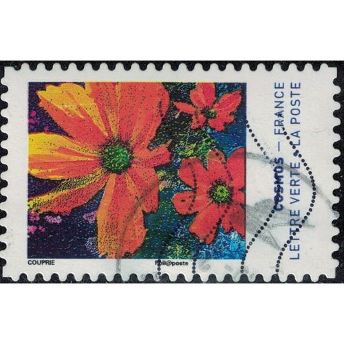 France 2020 Oblitéré Used Les Couleurs Du Cosmos Quatrième Timbre Y&t 1858 Su