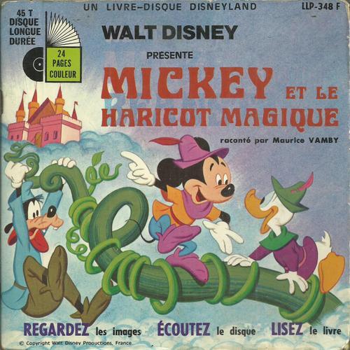 Maurice Vamby : Walt Disney Présente Mickey Et Le Haricot Magique (Livre Disque)
