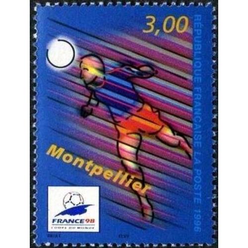 1 Timbre France 1996, Neuf - France 98 Coupe Du Monde De Football : Montpellier - Yt 3011