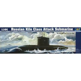 Maquette Sous-Marin : Sous-Marin D'attaque De Classe Kilo Russe-Trumpeter