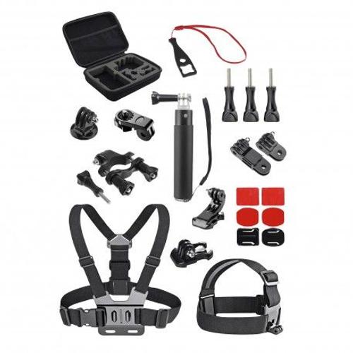 Tnb Spacbox23 - Sport - Pack De 23 Accessoires Pour Caméra Sport