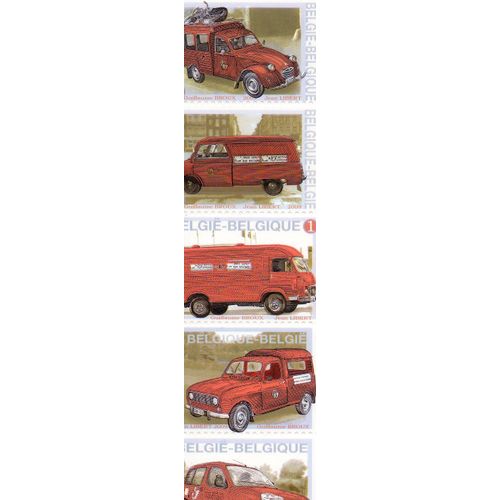 Belgique Timbres La Poste En Mouvement 2009