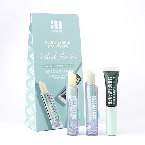 Belweder Soin & Beauté Des Lèvresaloe Vera2x35g - 1x7ml - 