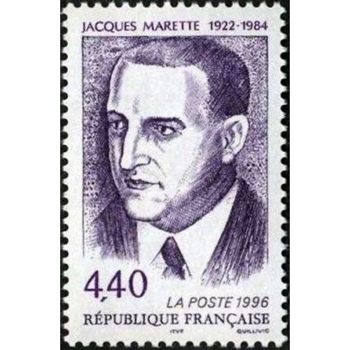 1 Timbre France 1996, Neuf - Jacques Marette (1922-1984) - Yt 3015