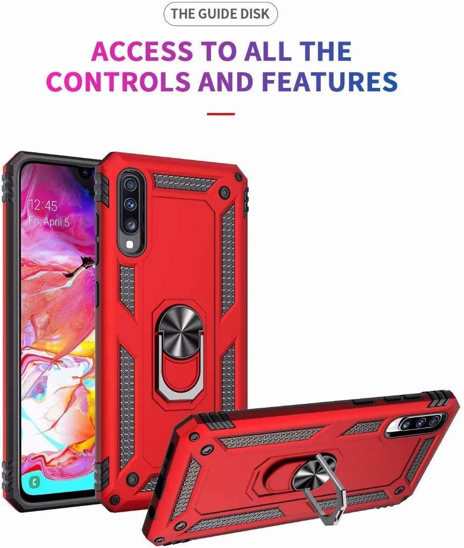 Coque Samsung Galaxy A70 Avec Aimant Anneau Support, 360 Do... - 3