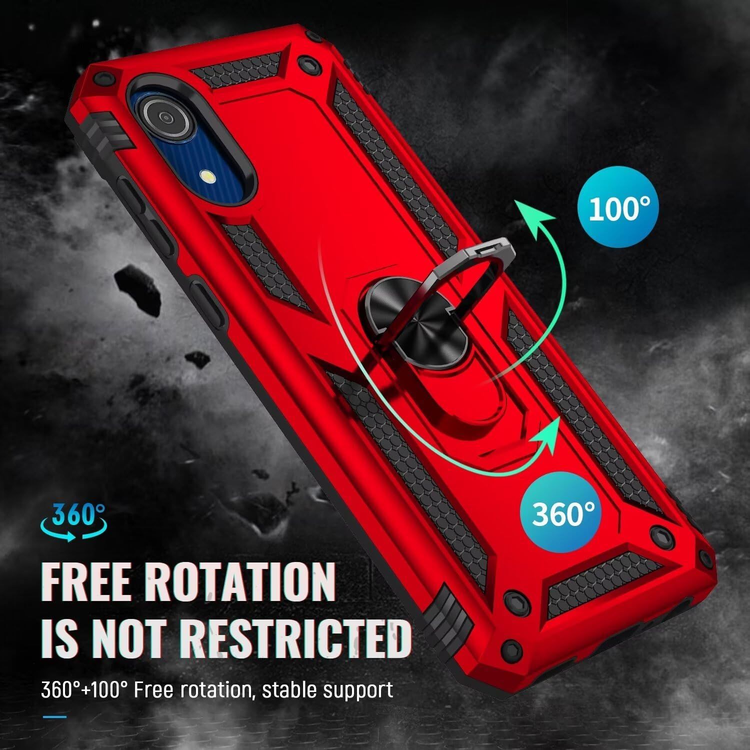Compatible Avec Coque Samsung Galaxy A03 Core Avec Aimant An... - 4
