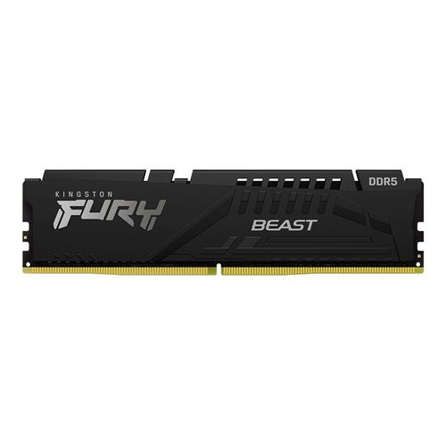 Kingston FURY Beast - DDR5 - module - 16 Go - DIMM 288 broches - 2600 MHz / PC5-41600 - CL40 - 1.25 V - mémoire sans tampon - on-die ECC