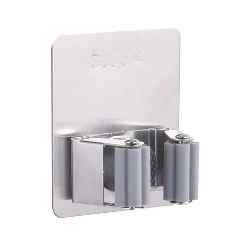 Supports de stockage 304 Organisateur de Cuisine En inox Tenture Murale Vadrouille Clip ?? ????? Balai Porte Carte Supports De Stockage
