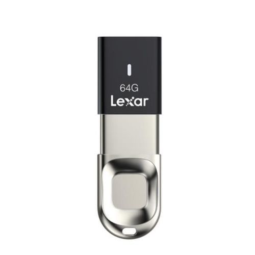 Lexar JumpDrive Fingerprint F35 - Clé USB - chiffré - 32 Go - USB 3.0 - noir