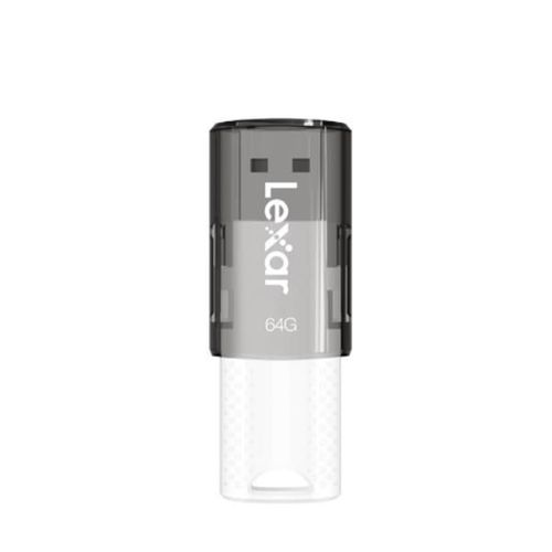 Lexar JumpDrive S60 - Clé USB - 64 Go - USB 2.0 - noir