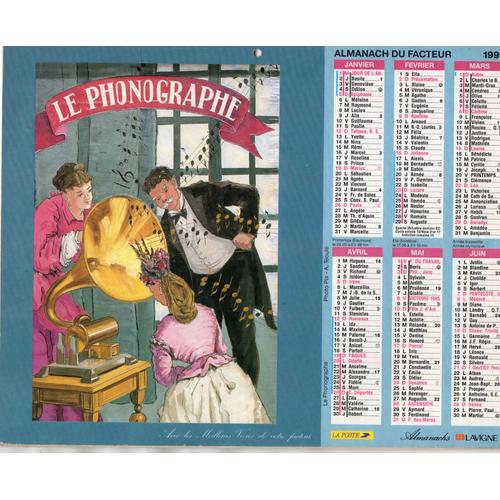 Calendrier De La Poste Annee 1992 - Editions Lavigne