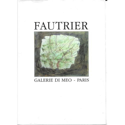 Jean Fautrier - Oeuvres 1940-1964 - Galerie Di Meo 1986