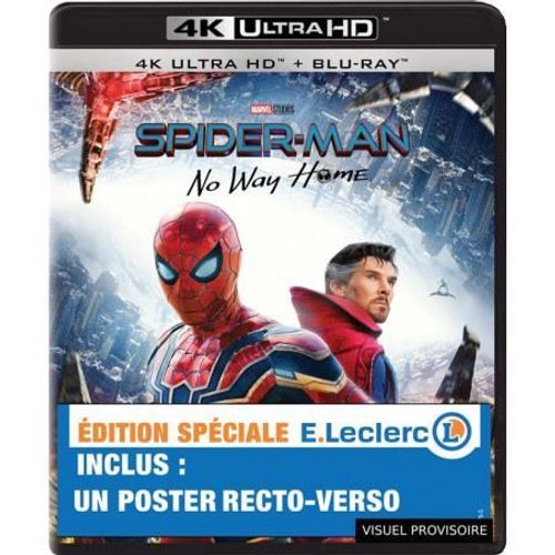 Spider-Man : No Way Home - Edition Spéciale E. Leclerc [Combo Blu-Ray, Blu-Ray 4k]