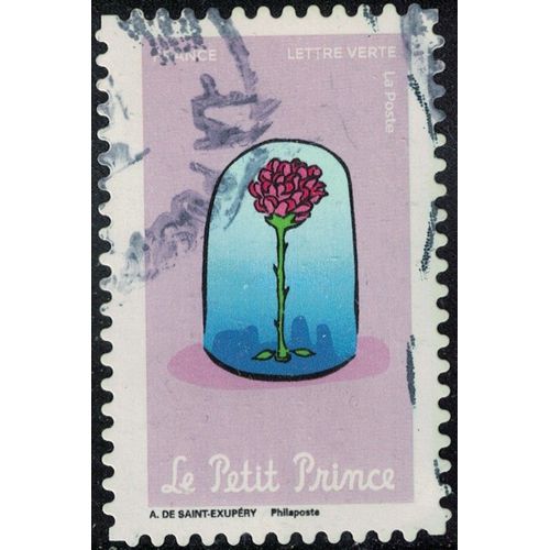 France 2021 Oblitéré Used Les 75 Ans Du Petit Prince La Rose Y&t 2004 Su