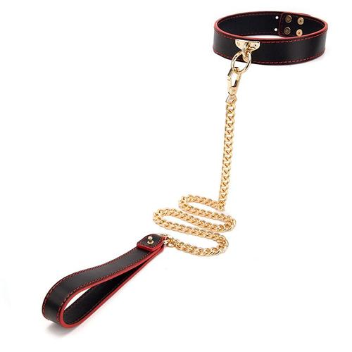 rouge - Collier en cuir véritable pour femmes, collier en chaîne, Sexy,  avec laisse, BDSM, accessoire Sexuel, pour Lingerie d'adulte, de Jeux  sexuels