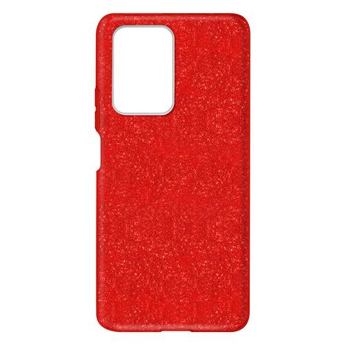 Coque Xiaomi 11t Et 11t Pro Paillette Amovible Silicone Semi-Rigide Rouge