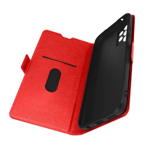 Étui Samsung A52, A52 5g Et A52s Porte-Cartes Support Vidéo Languette Rouge