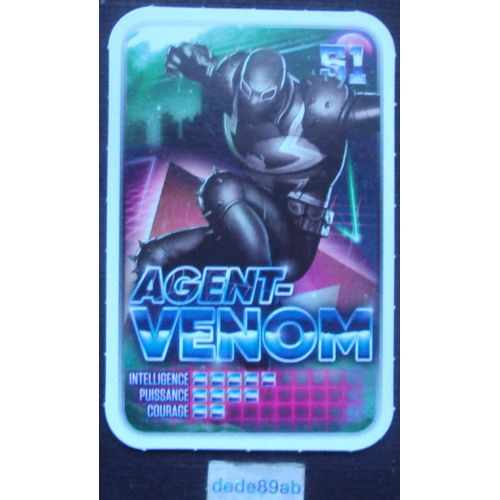 Carte Marvel Leclerc Réveil Ton Pouvoir N°51 : Agent Venom
