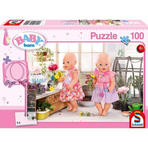 Puzzle Schmidt - Baby Born Fleuriste (100 Pièces)