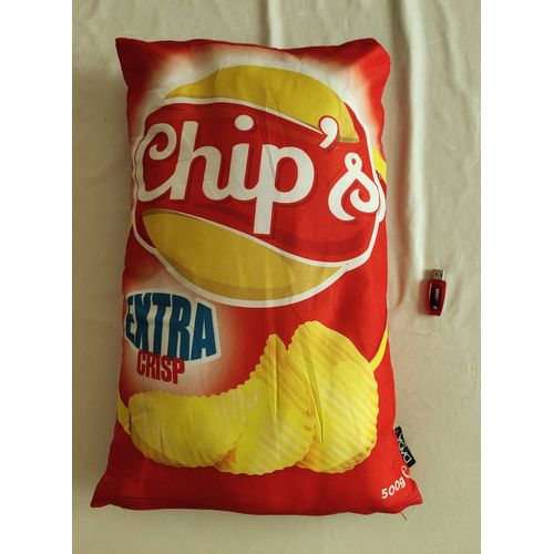 Coussin Paquet De Chips 50cms